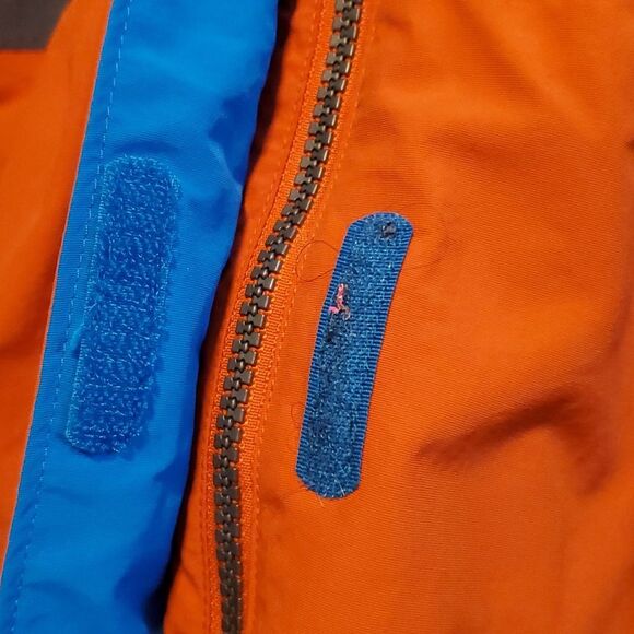 LANDS' END SQUALL SKI SNOW RAIN JACKET ORANGE GRAY SIZE XL BIG BOYS SIZE 18-20 - Picture 5 of 13